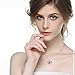 Mother's Birthday Gift I Love You Mom S925 Sterling Silver Heart Pendant Necklace