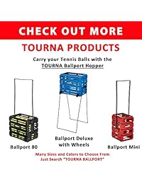 Tourna, bolsa de bolas de tenis, 50 bolas