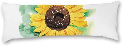 sunflower body pillow