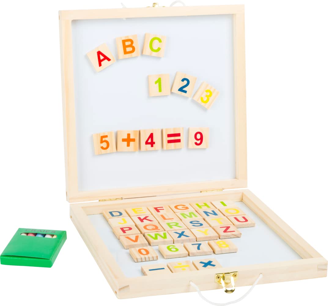 Small Foot Blackboard Box Magnetic Letters& Numbers