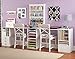 Multi-Shelf Craft Organizer Cube, White