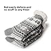 Slipper Socks Fleece-Lined Cozy Thick Winter Knee Highs Stockings for Woman?Girl by MissDill, Grey, 39-42 (U.S. 5-10)