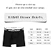 ILUVIT Mens Underwear Boxer Briefs Cotton Boxer Briefs Underwear Men Pack Open Fly S-2XL
