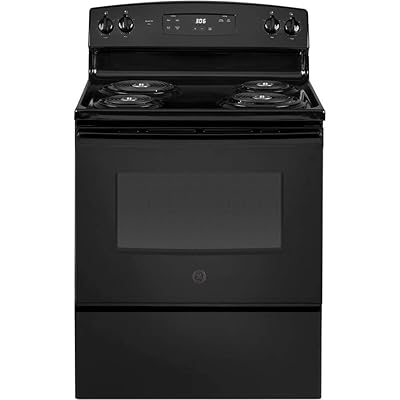 GE 30" Freestanding Electric Range Oven - Black