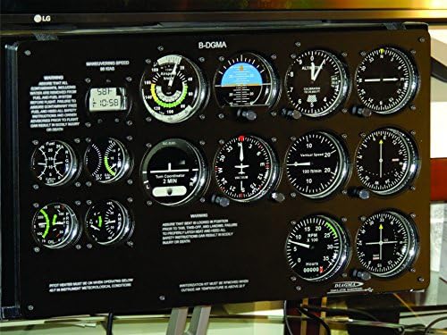 Flight Simulator Front Panel - Mask for monitor 22" - 23" size
