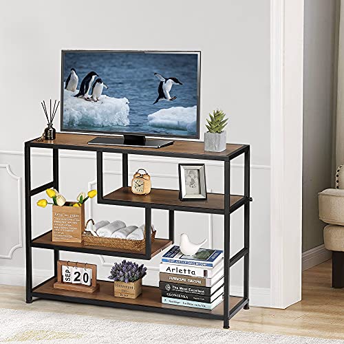 Rustory Rustic Console Table, 3Tier Industrial Farmhouse Sofa Table