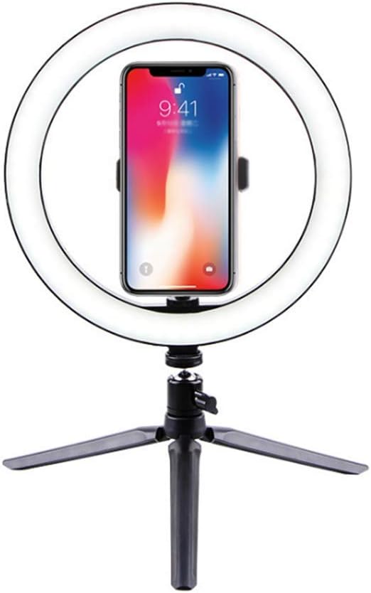 zmxzmq anillo de luz led con tripode y