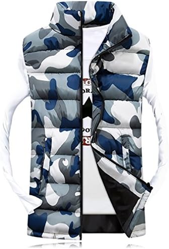 Men's Camouflage Vest Winter Men Jacket Sleeveless Casual Male Female Camo Waistcoat Camo A XXL