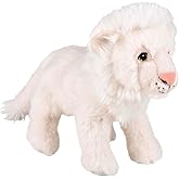 Natural State Novelty White Lion Stuffed Animal – 11 Inch Soft, Cute & Cuddly Stuffed Lion Plush for Kids and Animal Lovers