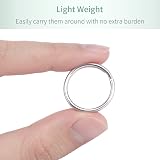 Uniclife 100 Pack 20mm Mini Split Jump Ring Double Loop Jewelry Connectors view 6