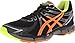 ASICS Men's GT-2000 Running Shoe,Black/Orange/Lime,12 D US