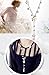 Kerr's Choice Long Chain Necklace with Pendant, Jewelry for Women and Girls Lovely Necklace for Her (white)