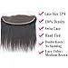Forawme Pre Plucked 13X4 Full Lace Frontals Human Hair Pieces 16 Inch Ear To Ear Lace Frontals Closure With Natural Hairline 10A Brazilian Straight Hair