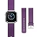 Fitbit Blaze Band, J&D [Classic Series] Genuine Leather Band for Fitbit Blaze Smart Fitness Watch - Purple