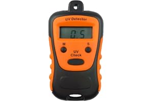 UV Strength Tester UV Light Radiation Meter Portable Handheld UV Detector Meter Solar Index Tester for Measuring Sun Light UV