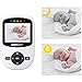 Video Baby Monitor with Digital Camera, ANMEATE Digital 2.4Ghz Wireless Video Monitor with Temperature Monitor, 960ft Transmission Range, 2-Way Talk, Night Vision, High Capacity Battery