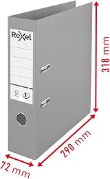 Rexel Pastel A4 Lever Arch Files 3-Pack Pink Blue Peach FSC Certified view 5