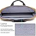 BRINCH 15-15.6 Inch Multi-Functional Suit Fabric Portable Laptop Sleeve Case Shoulder Messenger Bag Briefcase for Laptop, Tablet, Notebook - Black-Orange