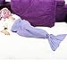 Mermaid Tail Blanket for Baby, APPHOME Handmade Crochet Knitted Mermaid Blanket Super Soft Sofa Sleeping Bags All Seasons Air Conditioner Bed Blankets for Girls Gifts (30