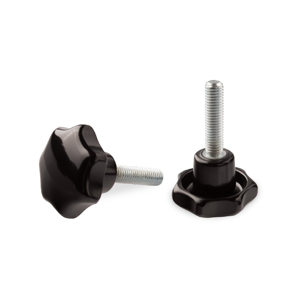 4 x M12 X 40 Ø63 mm WTB® Star Grip Star Knobs Screws DIN 6336 L