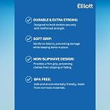 Elliott Extra Strong Soft Grip Wave Pegs 24 Assorted Colours BPA Free view 3