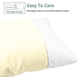NTBAY King Pillowcase Set - 2 Pack Brushed