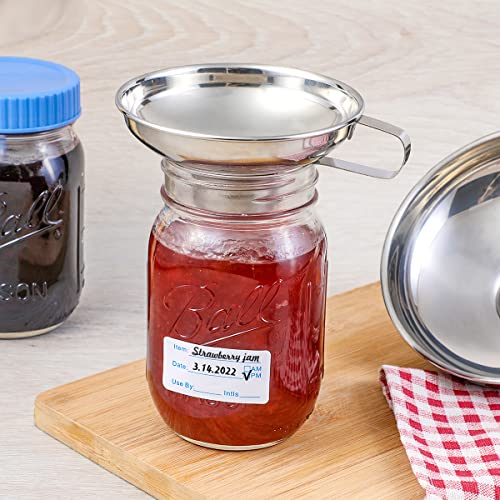 AIEVE Canning Funnel, 2 Pack Canning Supplies for Wide and Regular