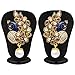 YouBella Jewellery Bollywood Ethnic Gold Plated Traditional Indian Necklace Set with Earrings for Women
