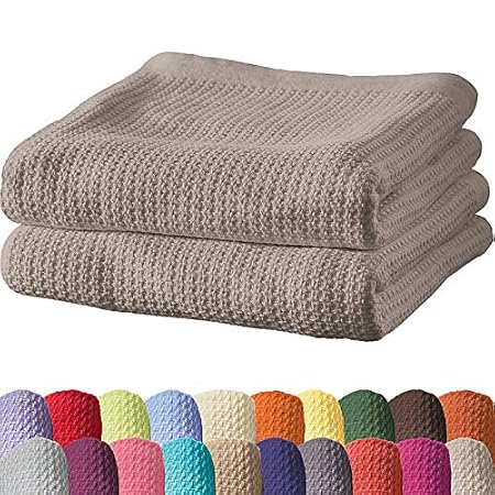 Erwin Müller Sommerdecke, Baumwolldecke - 2er-Pack - luftig-leicht, weiche Qualität, sehr angenehm - Schlamm Größe 150x200 cm