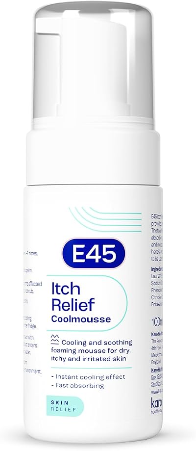 E45 Itch Relief Coolmousse 100ml Face & Body Foam