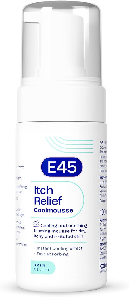 E45 Itch Relief Coolmousse 100ml Face & Body Foam