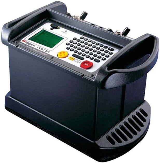 Megger DLRO200-115 High Current Digital Low Resistance Microhmmeter with Additional Output Smoothing, +/-0.5% Accuracy