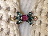 The mattie Multi Colored Stone Sweater Clip Brooch
