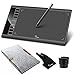 Parblo A610 Graphic Drawing Tablet with 2048 Levels Pressure Pen, Carry Bag, Drawing Tablet Glove, 10