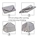 Collapsible Storage Basket Bins, Decorative Foldable Rectangular Linen Fabric Storage Box Cubes Containers with Handles- Large Organizer For Nursery Toys,Kids Room,Towels,Clothes, Grey 16Lx12Wx7.9H
