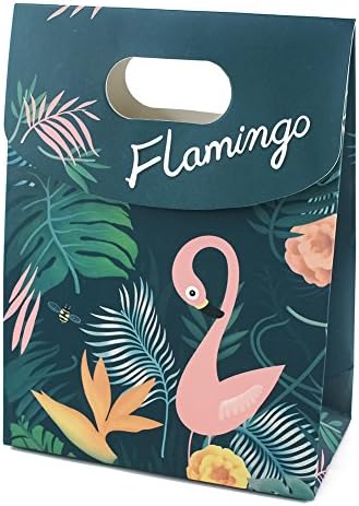 Gift Bags Fashion Flamingo Party Favor Bag with Handles for Christmas Shopping Wedding Retail Mechandise …