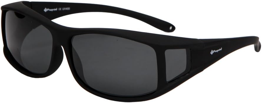 Freeprint Polarized Solar Shield Fit Over Glasses Driving Sunglasses for Men and Women