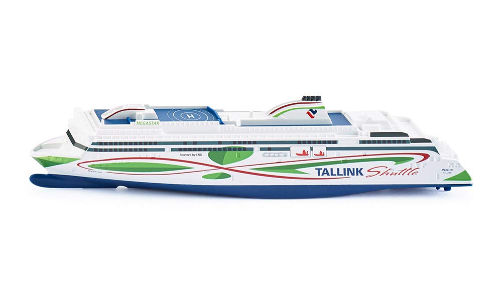 siku 1728, Tallink Megastar Ferry, 1:1000, Metal,Plastic, White,Blue,Green, Versatile use