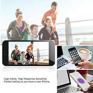 Xlhama New Display LCD Touch Screen Compatibile per iPhone 8 Vetro Schermo Bianca con Kit Smontaggio trasformazione Strumenti Lastra Adesivo Impermeabile Pre Tagliato di Vetro Temperato Adesivoc - immagine 7