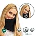 Neck Scarf Travel Pillow Black Color, Ergonomic Comfort, Machine Washable, Soothing Neck Support