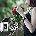 allbingo Fitbit Ionic Accessory Bands, Manly Case Women Cute Strap Rugged Pro G-Shock Like Protective Wristband for Fitbit Ionic Smartwatch (Dancing Life/Silver, Small 5.5