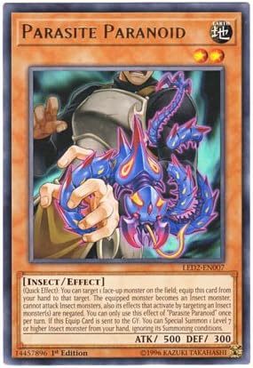 Amazon 遊戯王 英語版 Led2 En007 Parasite Paranoid 寄生虫パラノイド レア 1st Edition トレカ 通販