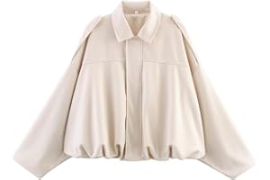 Bnigung Womens Suede Zipperd Bomber Jacket Lapel Long Sleeve Motorcycle Cropped Coat Y2k Going Out Jackets Outerwear