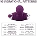 Mini Compact Powerful Multi-Speed Bullet Shape Personal Vibrating Massage Tools,Waterproof Quiet -7 inch (1PCS) 10 vibratioanl Settings , Purple