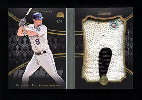 DJ LeMahieu #2/4 Topps the Mint (Baseball Card) 2016 Franklin Game Used Batting Glove #FBGBR-DL Colorado Rockies Trading Card Booklet Book