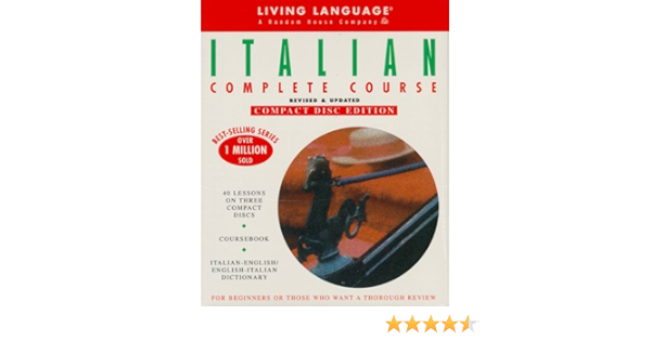 Amazon Com Basic Italian Cd Book Package Ll R Complete Basic Courses 9780609602720 Living Language Books