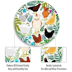 Gctriki Chicken Mouse Pad for Desk, Cute Office