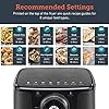 COSORI Air Fryer 5.5L with 30 Recipes Cookbook , Air Fryers for Home Use with Dual Knob Control,60 Minute Timer…