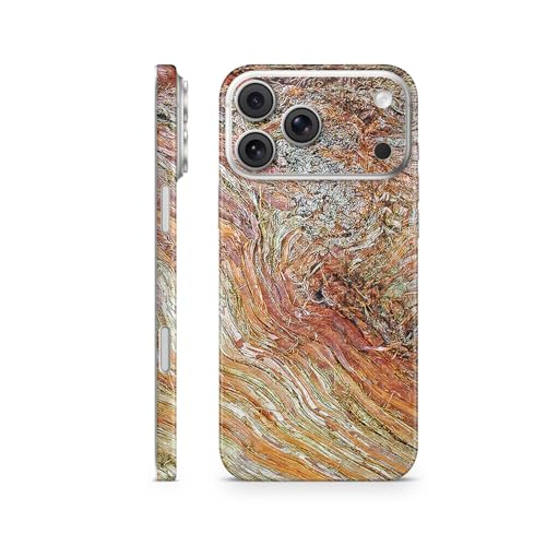 Carbon Fiber Phone Skin Compatible with Apple iPhone 17 Pro Max - Woodlands - P…