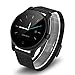 Excelvan K88H Bluetooth Smart Watch Fitness Tracker (Pedometer, Heart Rate Monitor, Call/SMS Reminder, Sleep Monitorfor Android IPhone), Black
